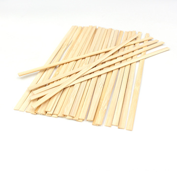 Biodegradable 140mm random disposable bamboo coffee stirrer for cafe